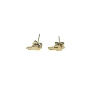 Billie Eilish Gold Blohsh Earrings